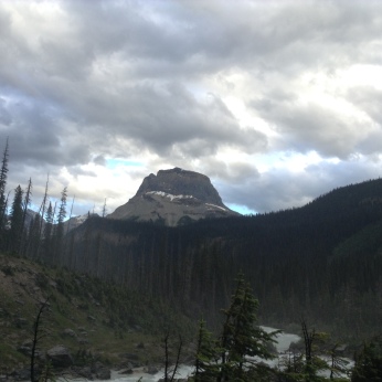 View from the viewpoint of Cathedral Mountain near Takakkaw Falls in Yoho National Park. Photography by Freshscribe.